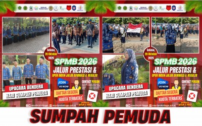 Pemuda Pemudi Bergerak, Indonesia Bersatu : MTsN 2 Probolinggo Gelar Upacara Bendera Peringati Hari Sumpah Pemuda 2025