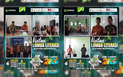 Semangat Literasi Menggema di Madrasah, MTsN 2 Probolinggo Terima Kunjungan Tim Visitasi Lomba Literasi HAB Kemenag ke-80