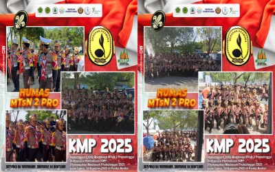 LKBB MADAHESA MTsN 2 PROBOLINGGO TAMPIL MEMUKAU DI PEMBUKAAN KMP 2025 DI PANTAI BENTAR