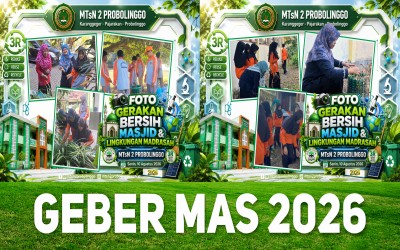 Gerakan Bersih Masjid Semarak HUT ke-81 RI, Ratusan Warga Madrasah Bergotong Royong Rawat Rumah Ibadah dan Lingkungan