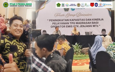 MTsN 2 Probolinggo Perkuat Layanan TPG, Operator Madrasah Ikuti FGD Kanwil Kemenag Jatim di Kota Batu