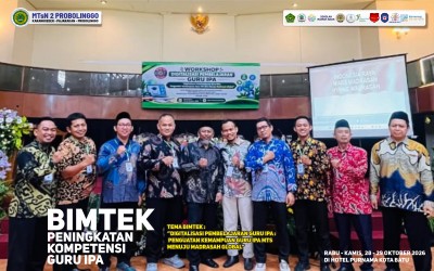 GURU IPA MENEMBUS ERA DIGITAL: MTsN 2 PROBOLINGGO PERKUAT KOMPETENSI MENUJU MADRASAH GLOBAL