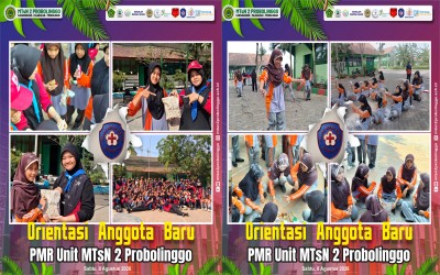 ORABA PMR MTsN 2 Probolinggo Bekali Anggota Baru dengan Kepalangmerahan, Meriahkan HUT ke-81 RI Lewat Permainan Edukatif