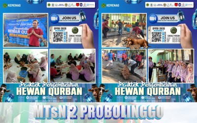 MTsN 2 Probolinggo Gelar Praktik Penyembelihan Hewan Qurban Edukatif dan Inspiratif