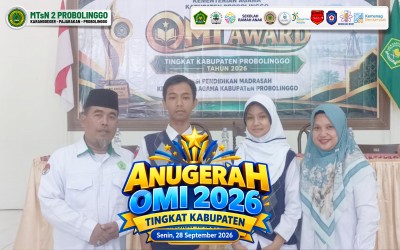 Afika dan Rayhan Terima Anugerah Prestasi OMI 2026, Siap Bawa Nama Madrasah ke Tingkat Jawa Timur