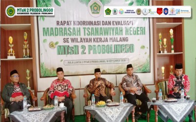MTsN 2 Probolinggo Jadi Tuan Rumah RAKOREV MTs Negeri Se-Wilker Malang, Perkuat Sinergi dan Evaluasi Pengelolaan Madrasah