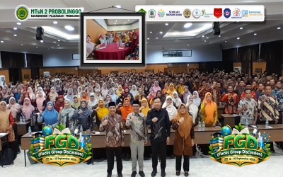 MTsN 2 Probolinggo Perkuat Kapasitas Kepemimpinan Kesiswaan melalui FGD “Pemimpin Kreatif, Penggerak Potensi, dan Katalisator Karakter Siswa”